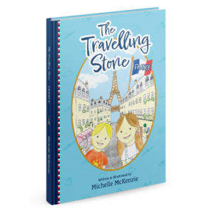 the travelling stone in france hardcover book